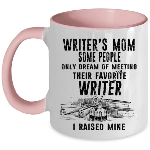 Favorite Writer Coffee Mug, Writer's Mom Accent Mug