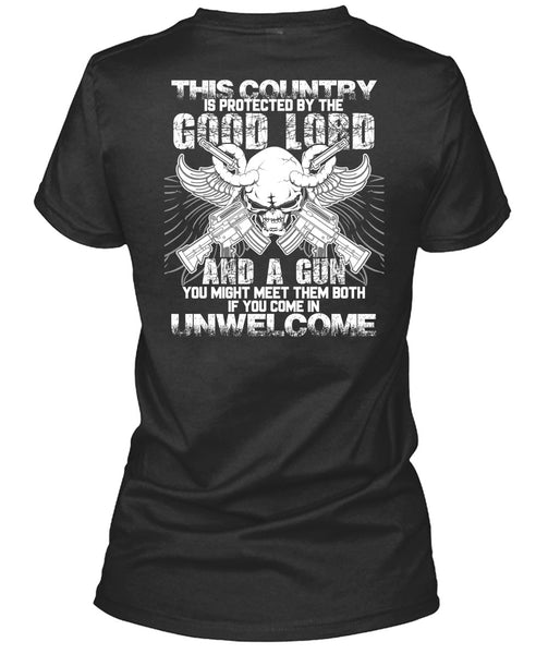 Good Lord And A Gun T Shirt, Being A Gunner T Shirt