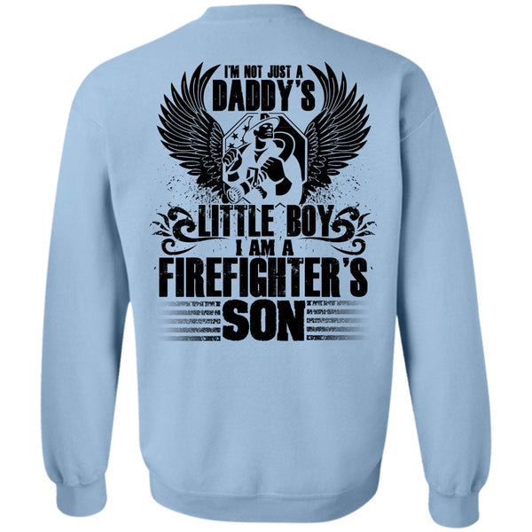 I Love Firefighter T Shirt, Daddy's Little Boy Sweatshirt