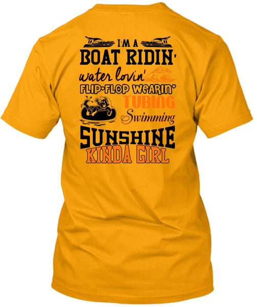Swimming Sunshine Kinda Girl T Shirt, I Love Swimming T Shirt