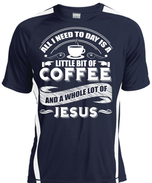 Little Bit Of Coffee T Shirt, Lot Of Jesus T Shirt, Cool Shirt