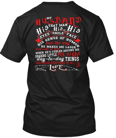 A black t-shirt with the shopify logo