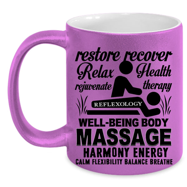 Cool Job Title Coffee Mug, Funny Massage Theralist Accent Mug