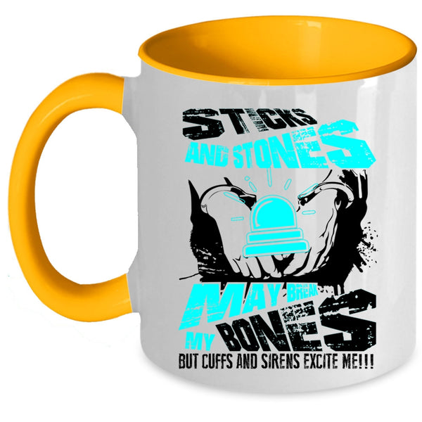 Cool Gift For Police Coffee Mug, Funny Police Officer Accent Mug