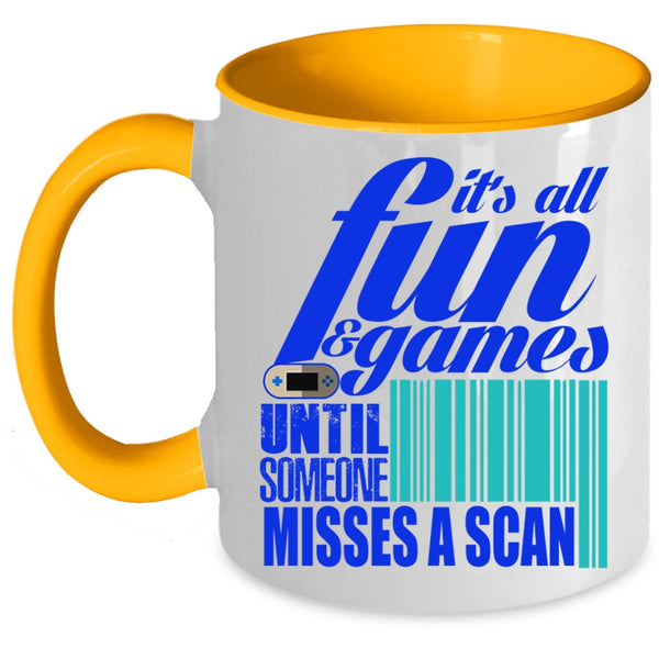 I Love Games Coffee Mug, It's All Fun And Games Accent Mug
