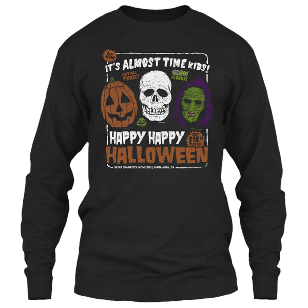 A black t-shirt with the shopify logo