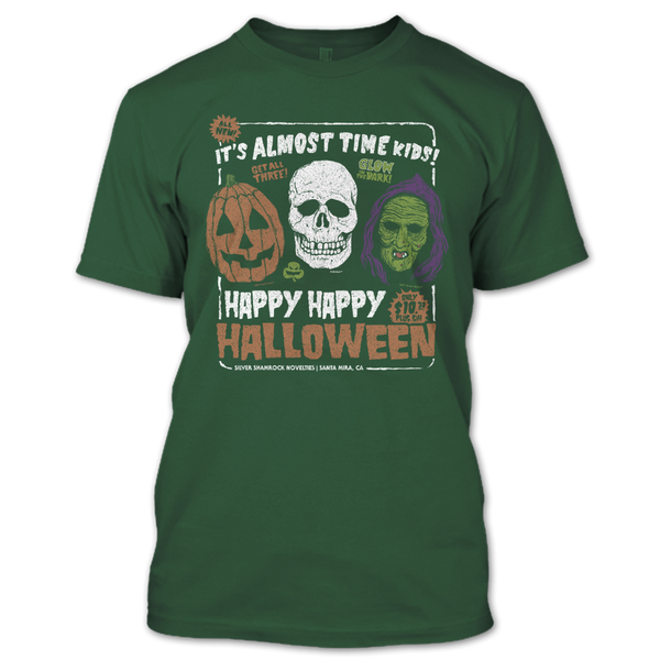 A black t-shirt with the shopify logo