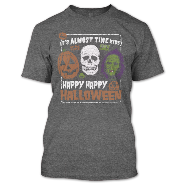 A black t-shirt with the shopify logo