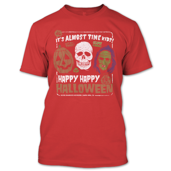 A black t-shirt with the shopify logo