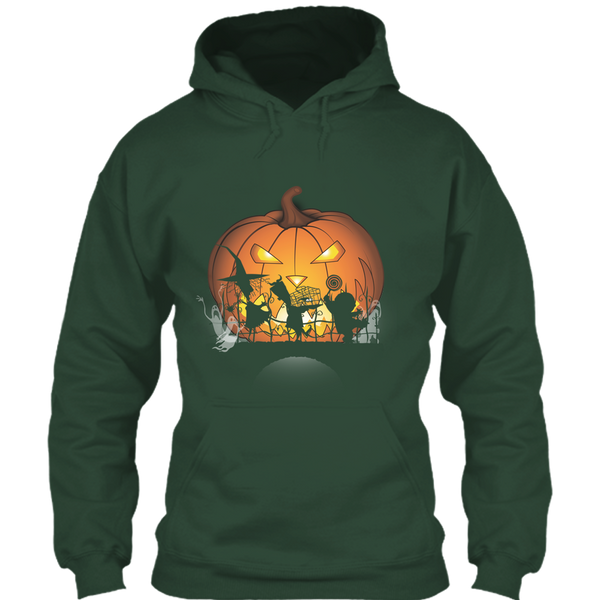 A black t-shirt with the shopify logo