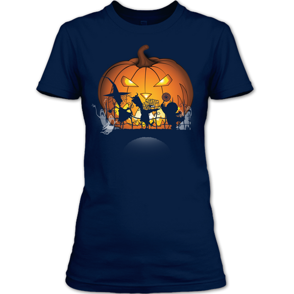 A black t-shirt with the shopify logo