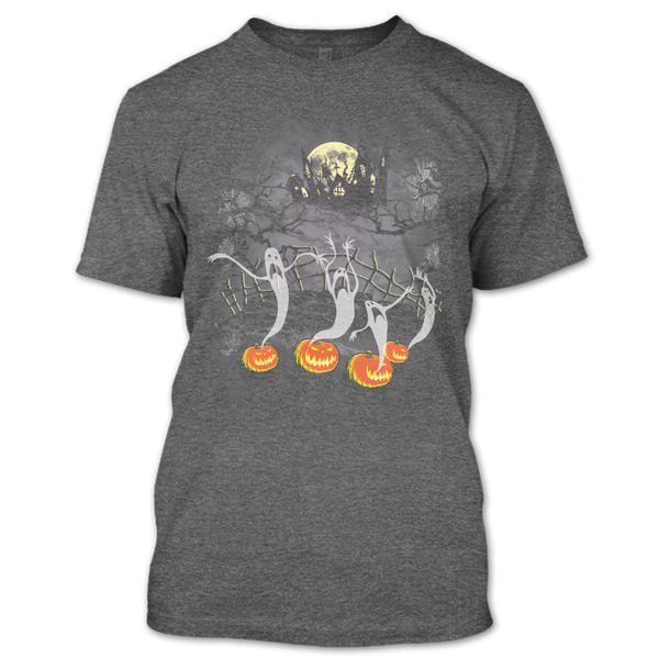 A black t-shirt with the shopify logo