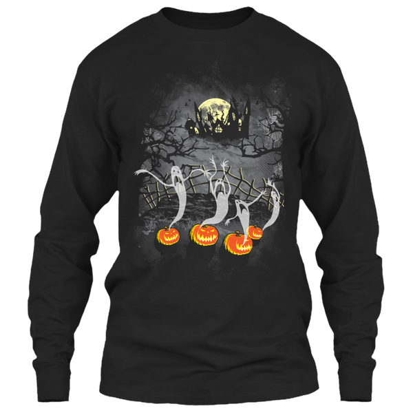 A black t-shirt with the shopify logo