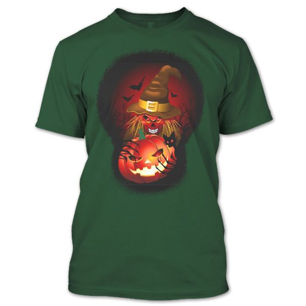 A black t-shirt with the shopify logo