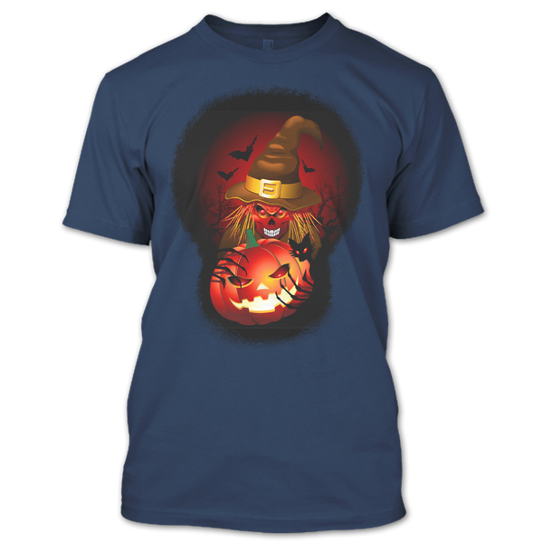 A black t-shirt with the shopify logo