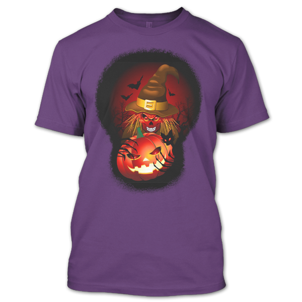 A black t-shirt with the shopify logo