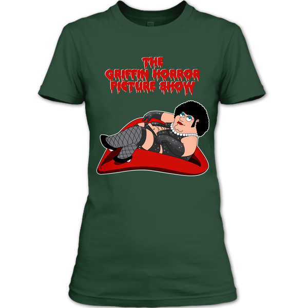 A black t-shirt with the shopify logo