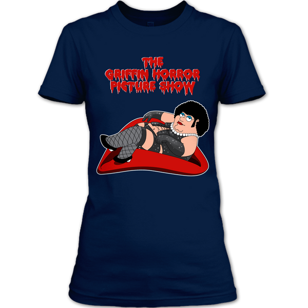 A black t-shirt with the shopify logo