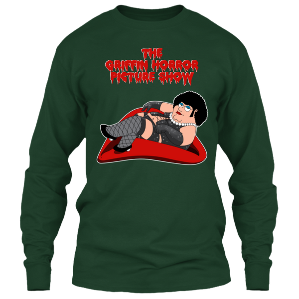 A black t-shirt with the shopify logo