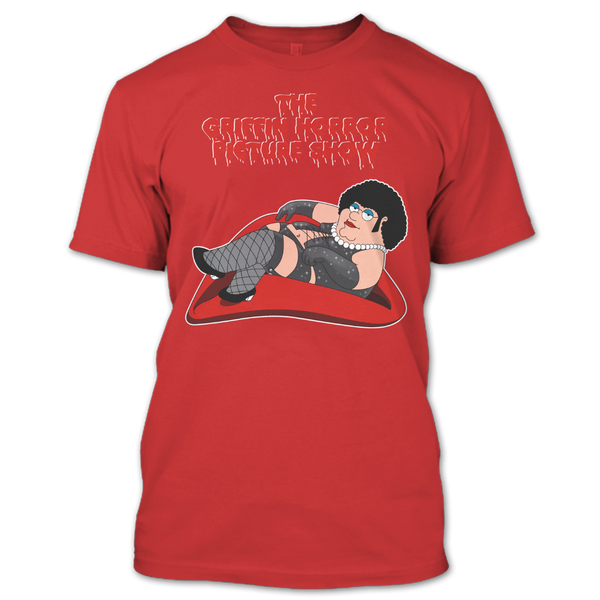 A black t-shirt with the shopify logo