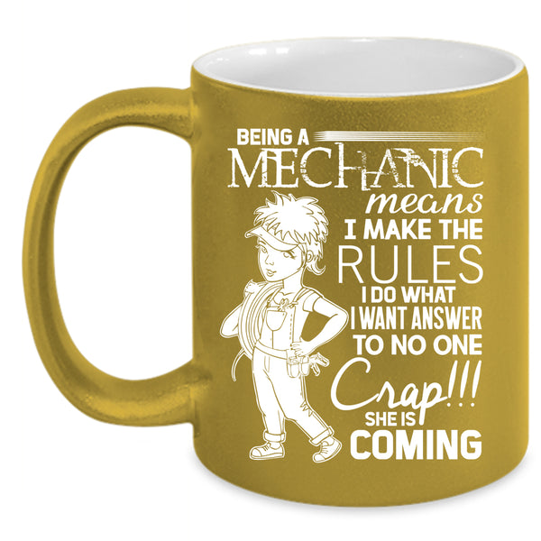 Being A Mechanic Coffee Mug, Cute Gift For Mechanics Coffee Cup