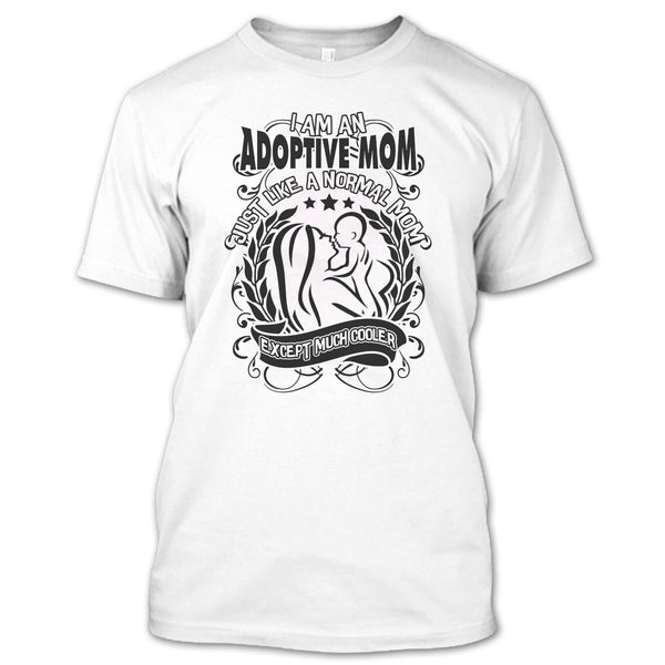 A black t-shirt with the shopify logo