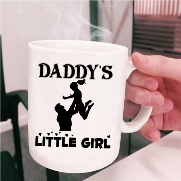 Father And Daughter Coffee Mug, Daddy's Little Girl Cup