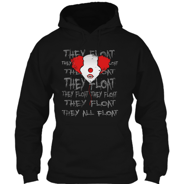 A black t-shirt with the shopify logo