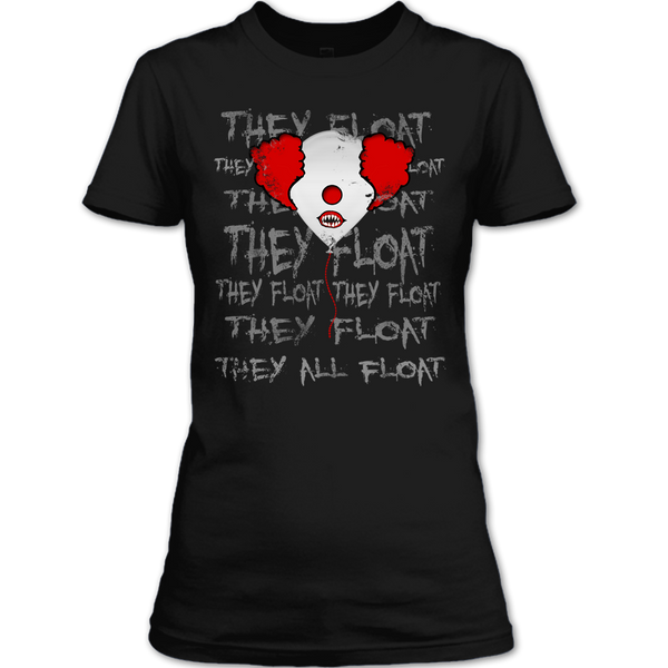 A black t-shirt with the shopify logo