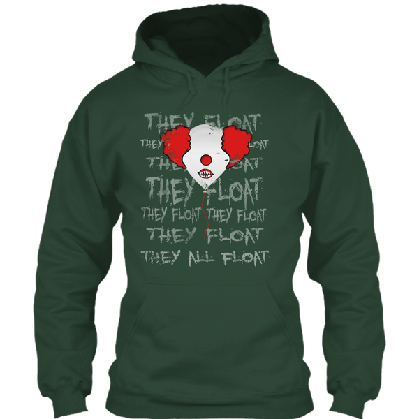 A black t-shirt with the shopify logo