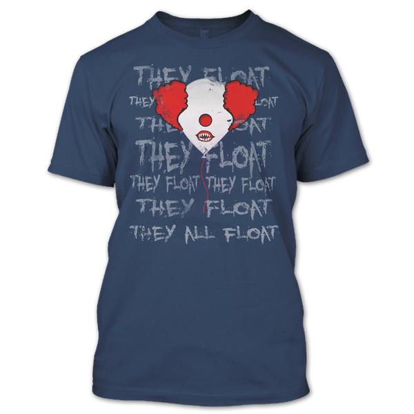 A black t-shirt with the shopify logo