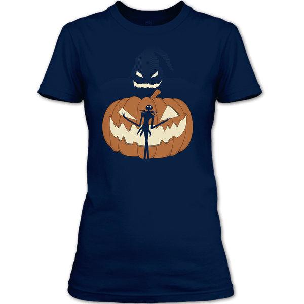 A black t-shirt with the shopify logo