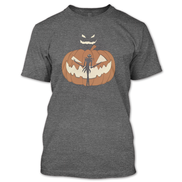 A black t-shirt with the shopify logo