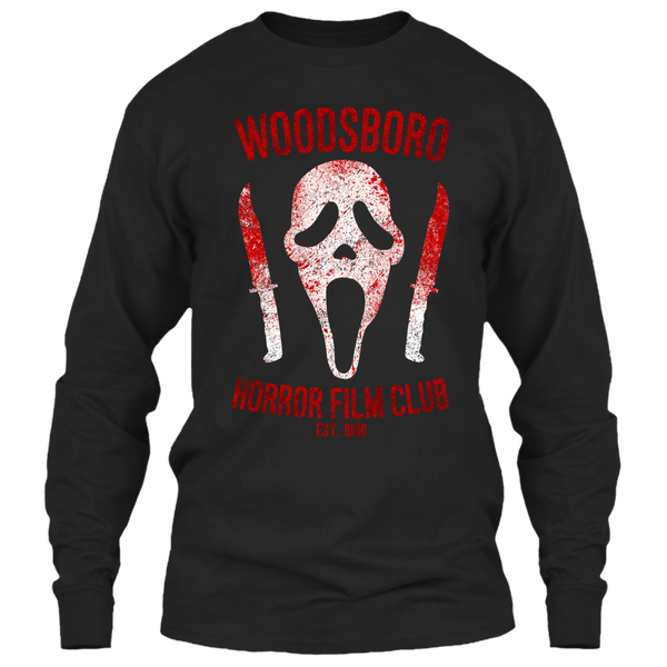 A black t-shirt with the shopify logo