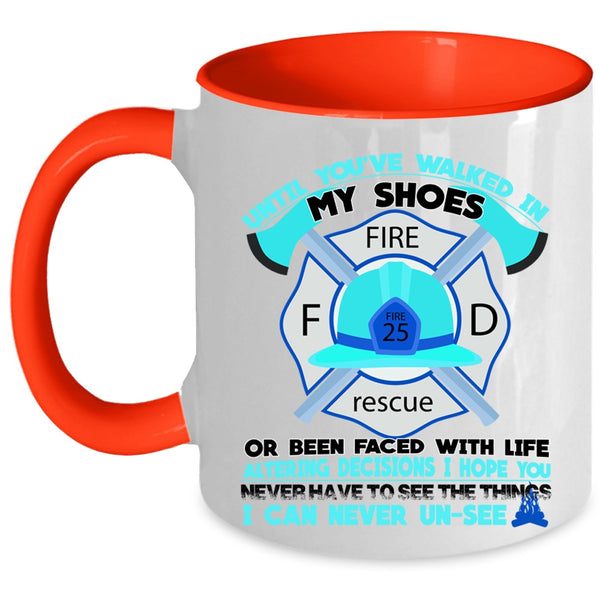 Funny Gift For Fireman Coffee Mug, Awesome Firefighter Accent Mug