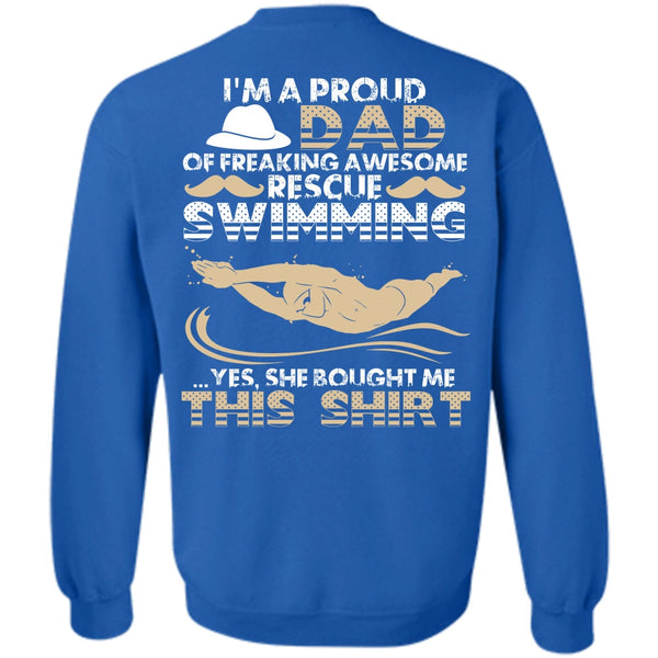 I Love Swimming T Shirt, Rescue Swimming Sweatshirt