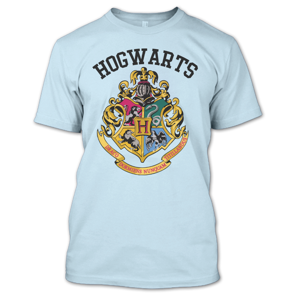 A black t-shirt with the shopify logo