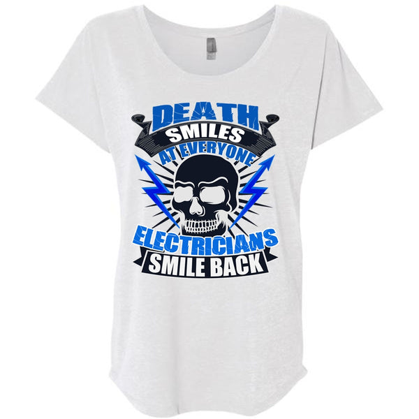 Electricians Smile Back T Shirt, I Love Electrician T Shirt, Awesome T-Shirts