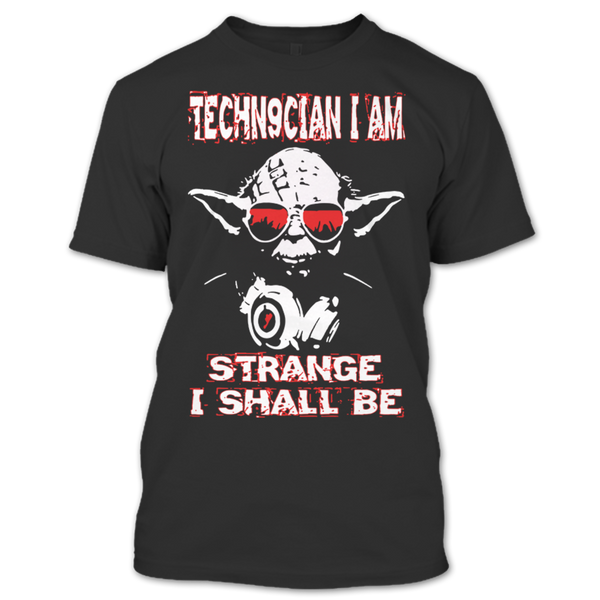 A black t-shirt with the shopify logo