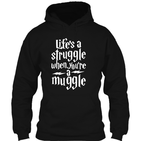 A black t-shirt with the shopify logo