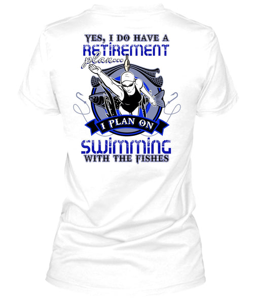 I Plan On Swimming T Shirt, I Love Swimming T Shirt
