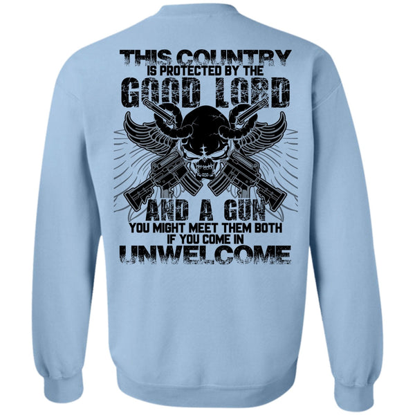 I Love Gunning T Shirt, Good Lord And A Gun Sweatshirt