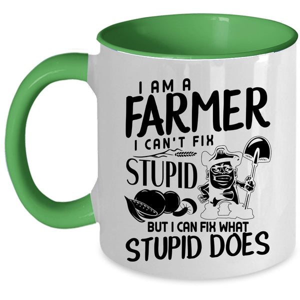 Funny Gift For Farmers Coffee Mug, I Am A Farmer Accent Mug