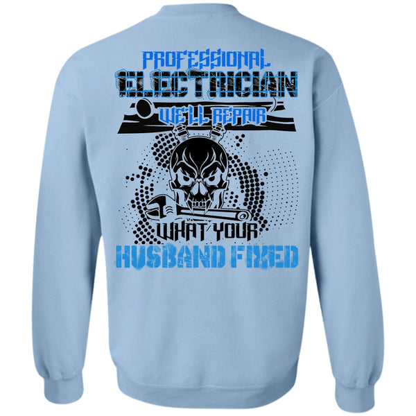 I Love Electrician T Shirt, Professional Electrician Sweatshirt