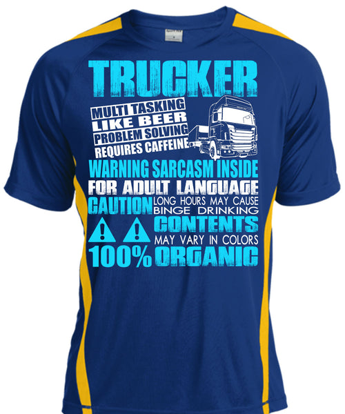 Trucker Multitasking Like Beer T Shirt, I Love Beer T Shirt, Cool Shirt