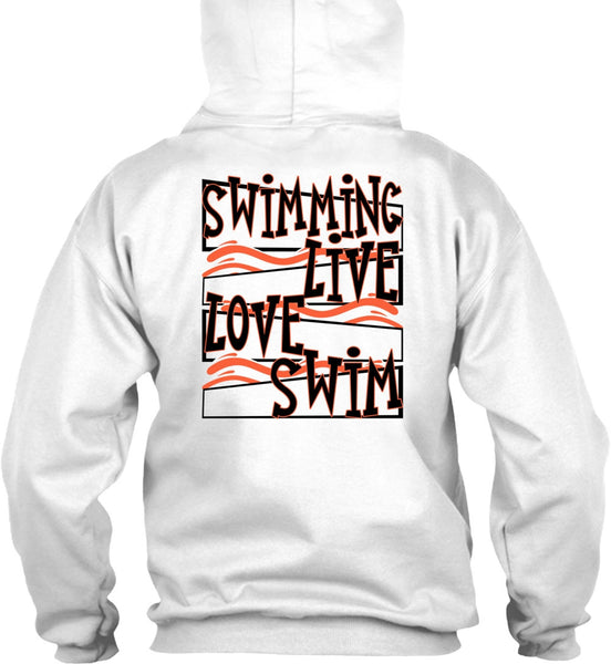 Swimming Live Love Swim T Shirt, I Love Swimming T Shirt