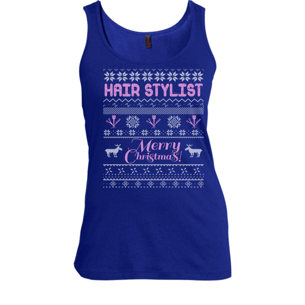 Hair Stylist Merry Christmas T Shirt, Coolest Hair Stylist T Shirt, Cool T Shirt