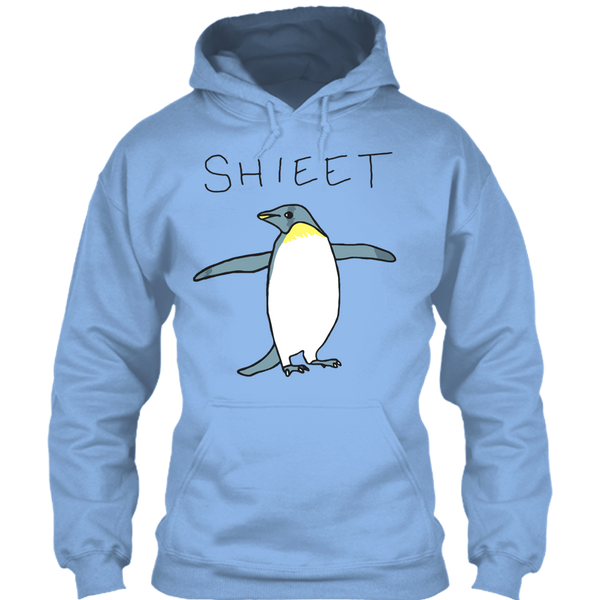 A black t-shirt with the shopify logo