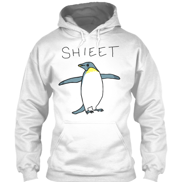 A black t-shirt with the shopify logo