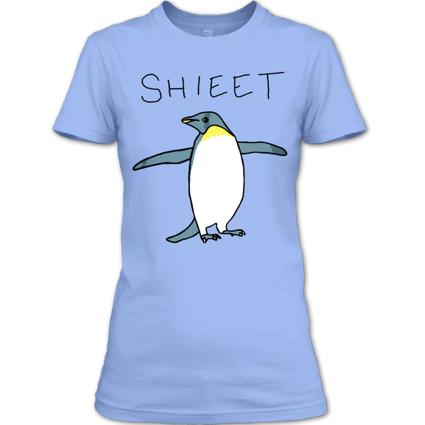 A black t-shirt with the shopify logo